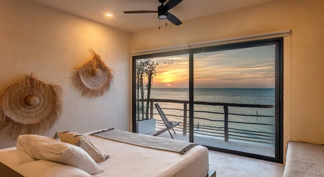 Трёхместный люкс Honey Moon с видом на океан Hotel Boutique Casa Muuch Holbox