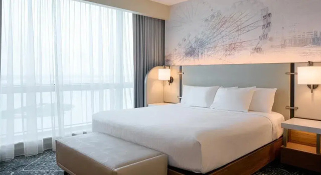 Двухместный люкс Waterfront Tower East Отель Harrahs Resort Atlantic City
