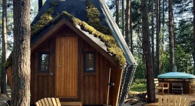 Двухместный Дом Хижина 1 с красивым видом из окна База отдыха The Lagom