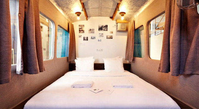Двухместное Amsterdam Tram Cart Hotel Not Hotel Amsterdam