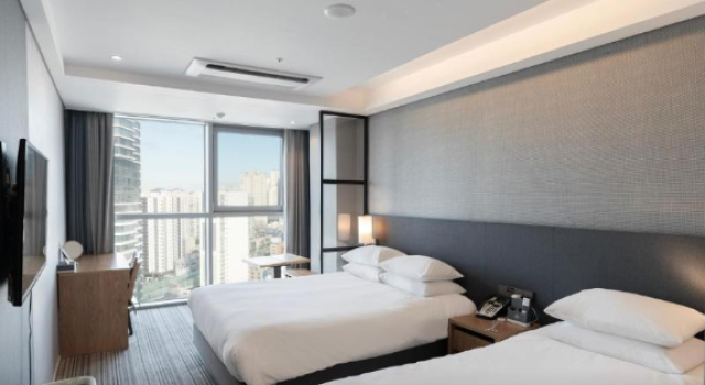 Двухместный (Ванна/душ назначаются случайным образом) Deluxe Plus North Harbor Hotel Busan