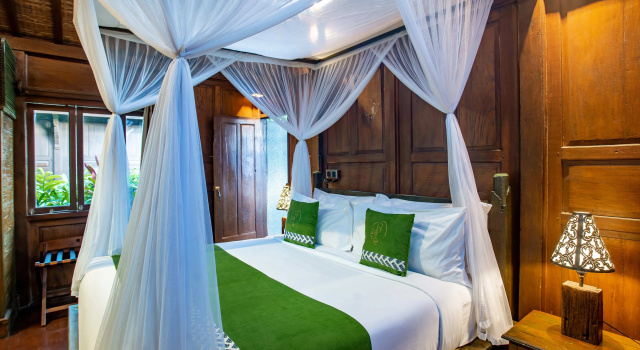 Двухместный люкс Wooden с видом на сад Arya Villas Ubud
