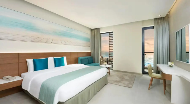 Двухместный полулюкс с видом на море Wyndham Garden Ajman Corniche