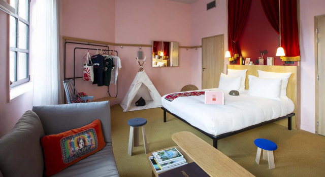 Двухместный номер Mob MOB HOTEL Paris Les Puces