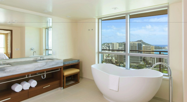 Люкс Penthouse с 3 комнатами с видом на океан Hilton Grand Vacation Club The Grand Islander Waikiki Honolulu