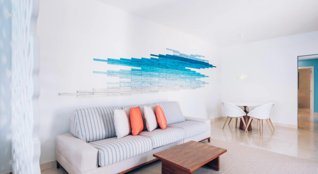 Двухместный полулюкс Roof Top угловой oceanfront Iberostar Selection Coral Cancun