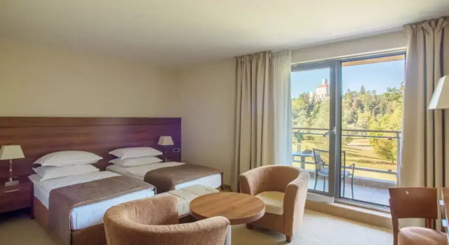Двухместный номер Superior с балконом Hotel Trakošćan