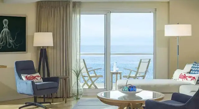 Двухместный люкс Corner c 1 комнатой oceanfront Cliff House Maine