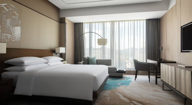 Двухместный люкс Concierge Lounge Access Hangzhou Marriott Hotel Lin'an