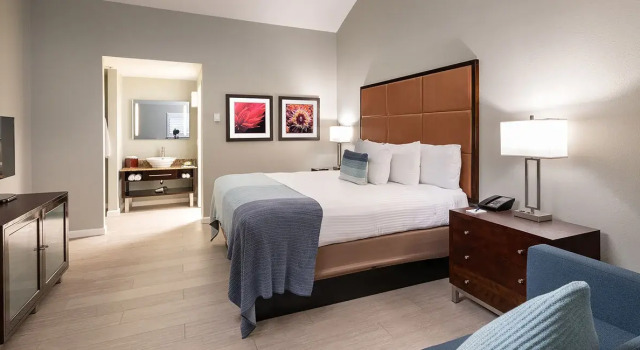 Двухместный люкс Executive с видом на бассейн Mariposa Inn and Suites