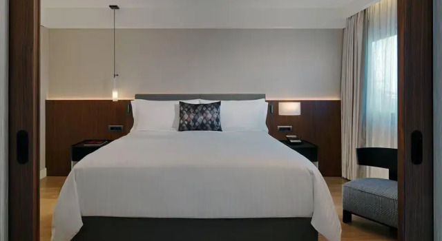 Двухместный люкс Corner с красивым видом из окна Athens Marriott Hotel