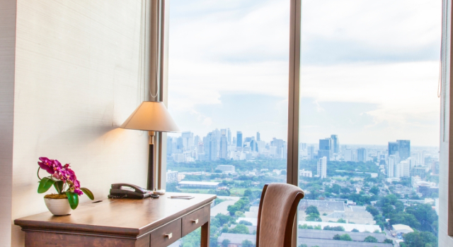 Четырёхместные апартаменты Premier с 2 комнатами с видом на парк Column Bangkok Hotel