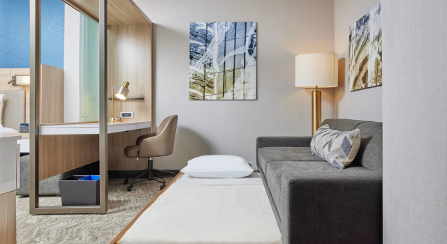 Четырёхместный люкс SpringHill Suites by Marriott Chicago Chinatown