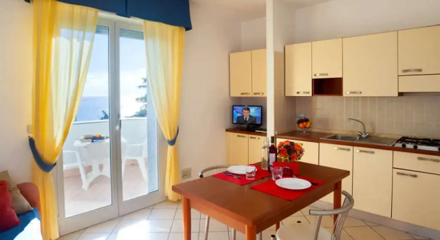 Апартаменты Classic с 2 комнатами с балконом Residence SantAnna