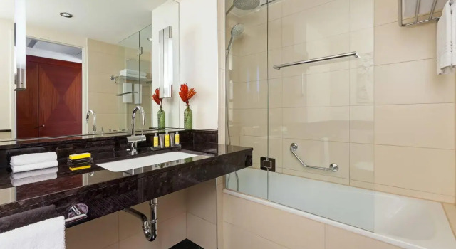 Panoramic Double room with city view Berlin Marriott Hotel