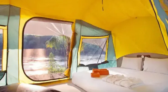 Двухместная палатка River Front View Mida Resort Kanchanaburi - SHA PLUS