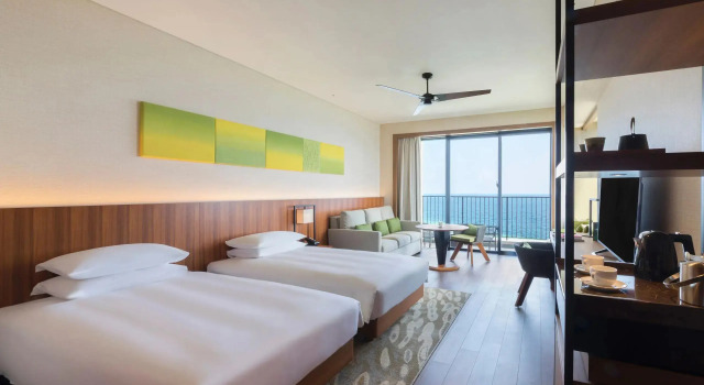 Двухместный номер Deluxe семейный Hyatt Regency Seragaki Island Okinawa