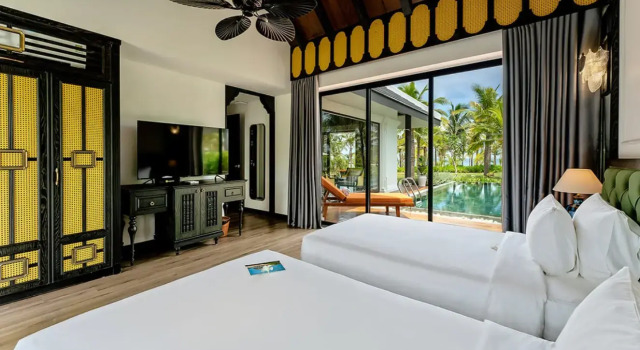 Вилла с бассейном с 2 комнатами Bliss Hoi An Beach Resort & Wellness