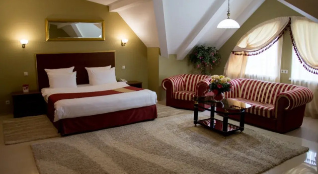 Increase size Double Attic Suite Studio with city view Prem'er Hotel