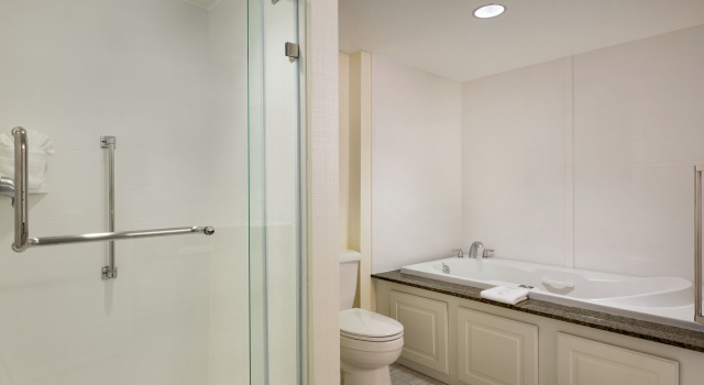 Двухместный Corner люкс с балконом Hampton Inn & Suites Nashville-Downtown