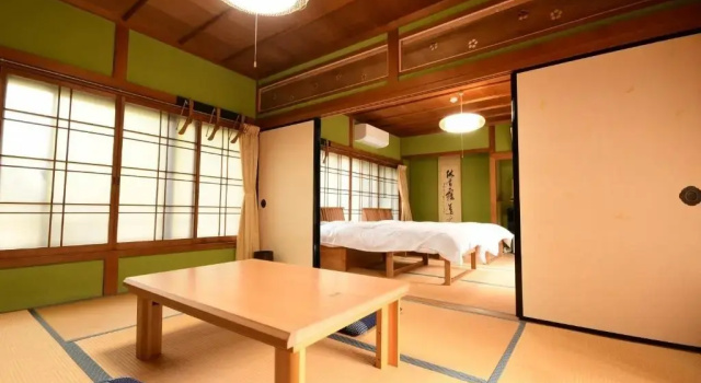 Двухместный полулюкс с видом на сад 高野山 宿坊 熊谷寺 -Koyasan Shukubo Kumagaiji