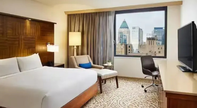 Гостевой номер Accessible с видом на город Hilton New York Times Square