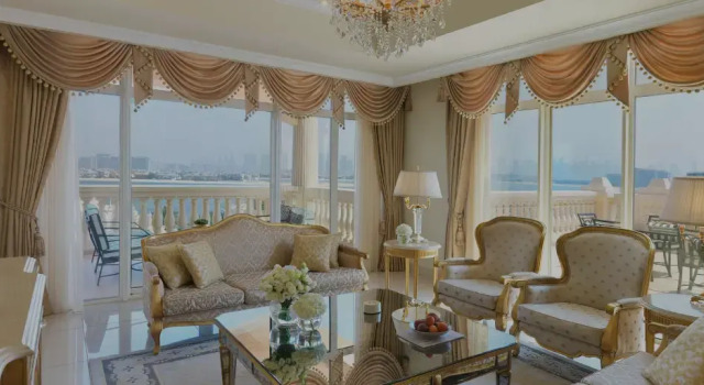 Люкс Deluxe с 3 комнатами Kempinski Hotel Palm Jumeirah