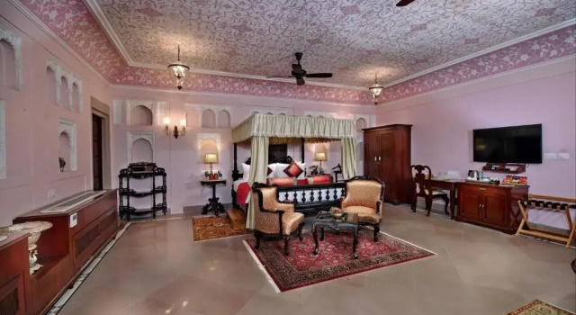 Двухместный люкс Maharaja BrijRama Palace, Varanasi - By the Ganges