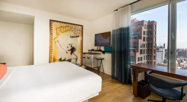 Номер Standard с видом на город Hotel Indigo Lower East Side New York by IHG