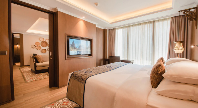 Люкс с 2 комнатами Ramayana Suites and Resort