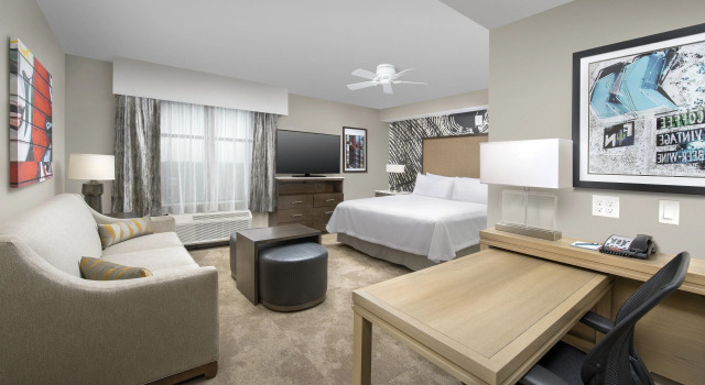 Двухместный студия люкс Homewood Suites by Hilton Austin Downtown