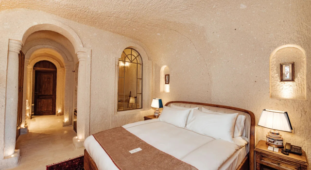 Люкс VR777 Natural Cave Queen Via Regia Cappadocia Hotel