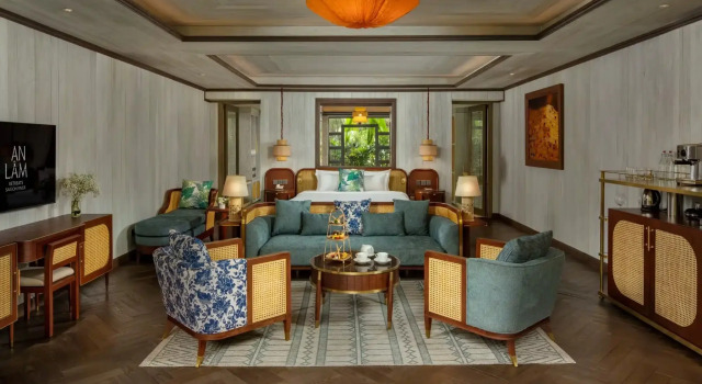 Двухместный люкс Executive с видом на реку Курортный отель An Lam Retreats Saigon River