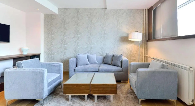 Двухместный люкс с балконом и с видом на Старый город Belgrade Art Hotel, a member of Radisson Individuals