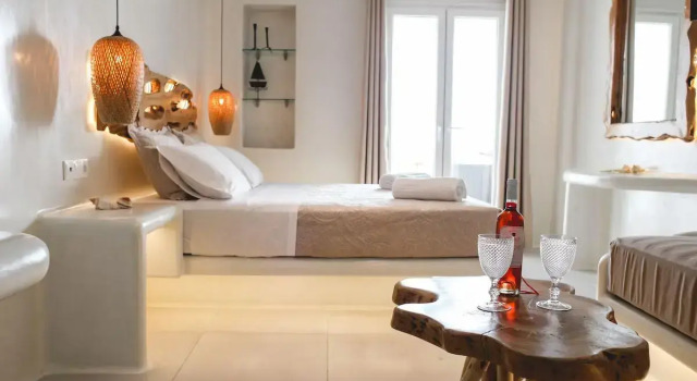 Двухместный люкс Deluxe с видом на море Villa Elina suites and more