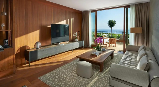 Двухместный люкс с видом на море Mandarin Oriental, Bodrum