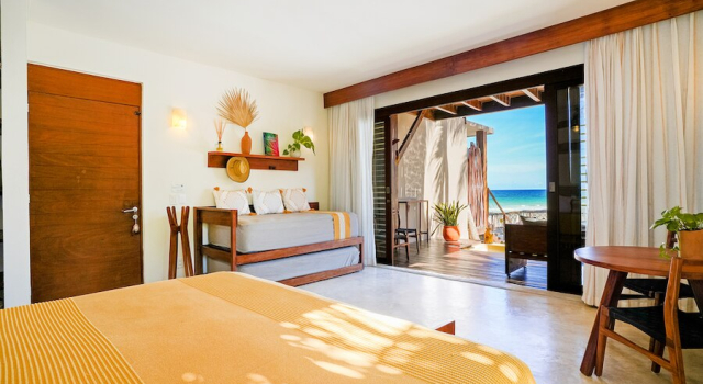 Четырёхместный люкс with Plunge Pool Цокольный этаж рядом с пляжем La Zebra Tulum, a Small Luxury Hotel