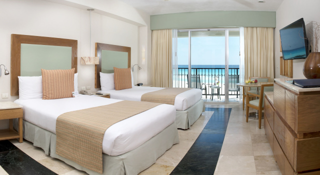 Четырёхместный номер Premier oceanfront Grand Park Royal Cancun - All Inclusive