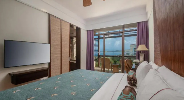 Трёхместный семейный люкс с видом на море Yalong Bay Mangrove Tree Resort
