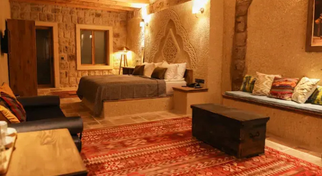 Двухместный люкс Comfort Cappadocia Vita Cave Hotel