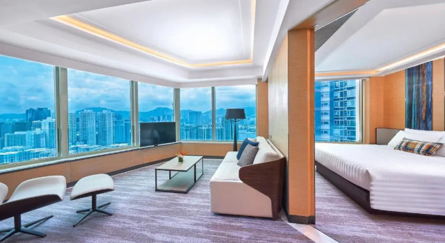 Двухместный люкс Tower Premium Cityview Harbour Grand Kowloon