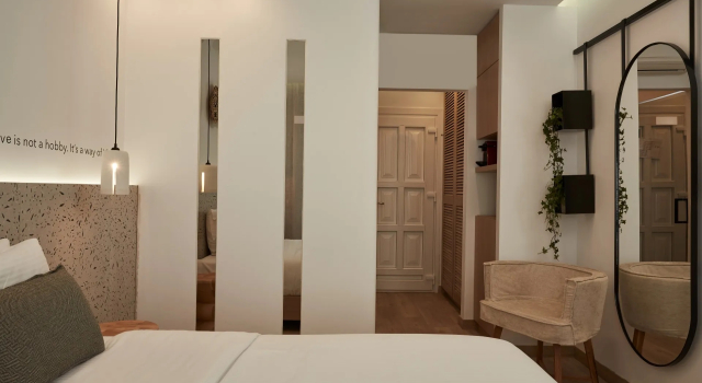 Двухместный номер Superior Mykonos Kosmoplaz Beach Resort Hotel