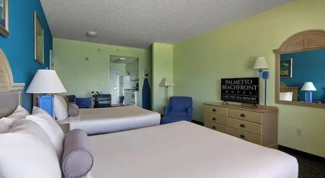 Номер Classic с кухней рядом с пляжем Palmetto Beachfront Hotel, a By The Sea Resort