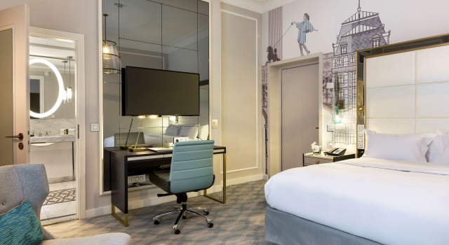 Двухместный номер Deluxe Отель Hilton Paris Opera