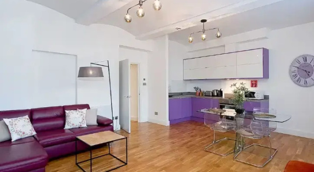 Апартаменты Mulberry Flat 3 c 1 комнатой Mulberry North Penthouse by City Living London