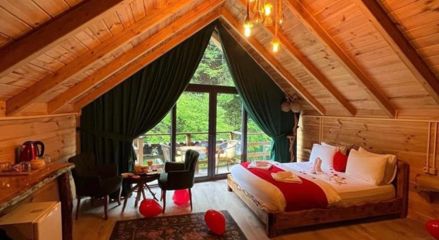 Двухместный люкс Deluxe Hoşdere Bungalov