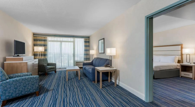 Двухместный люкс Tower c 1 комнатой oceanfront Wyndham Virginia Beach Oceanfront