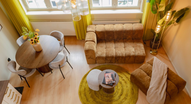 Люкс The Sunflower (The River Suites) Grand Boutique Hotel-Restaurant Huis Vermeer