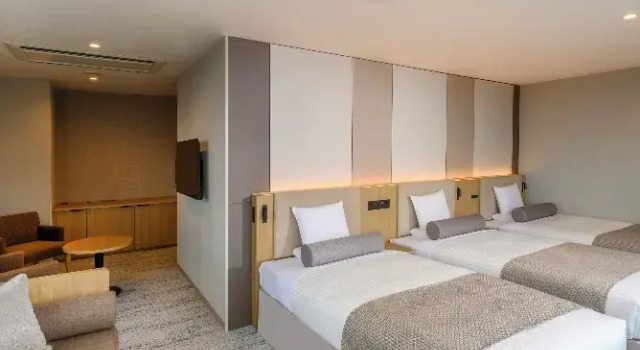Трёхместный номер Sky View ART HOTEL Nippori Lungwood