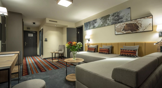 Двухместный люкс Deluxe с видом на курорт Rila Hotel Borovets